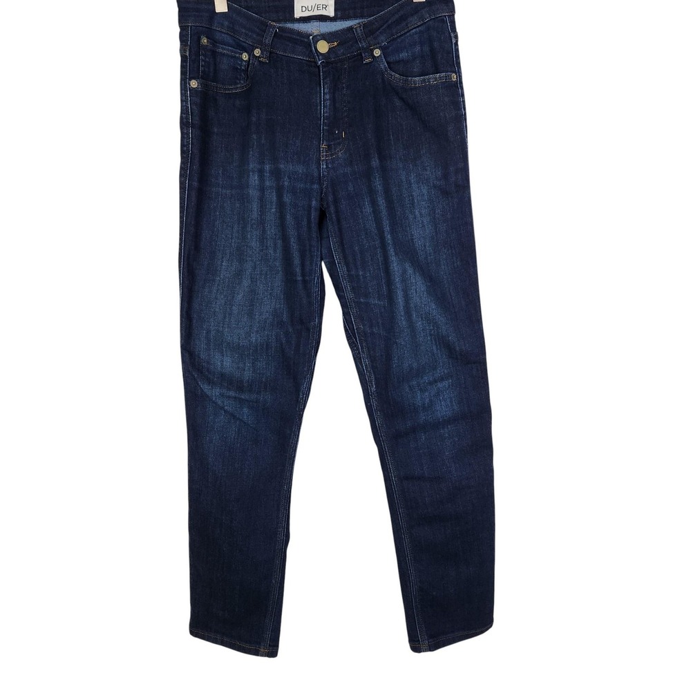 DUER Jeans Mens 30 Dark Wash Slim Fit Performance Stretch Denim Pants Casual‎